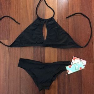 Black bikini set NWT
